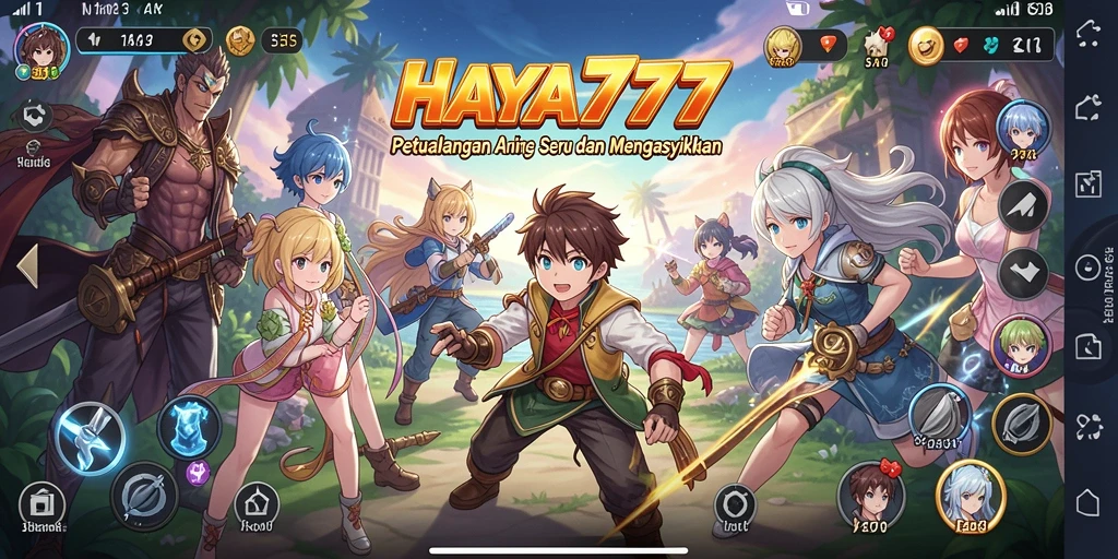 Gameplay HAYA777 dengan karakter Anime yang menakjubkan.