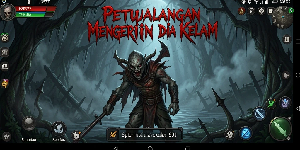 Tampilan gameplay mencekam JOS77 yang penuh dengan ketegangan.
