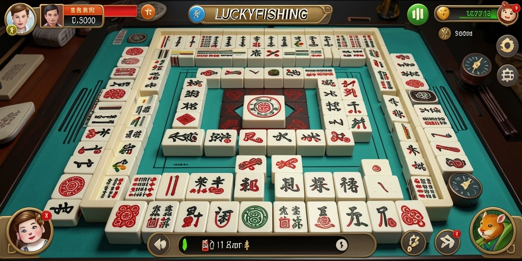 Tampilan gameplay yang seru dan menantang dalam LUCKYFISHING.
