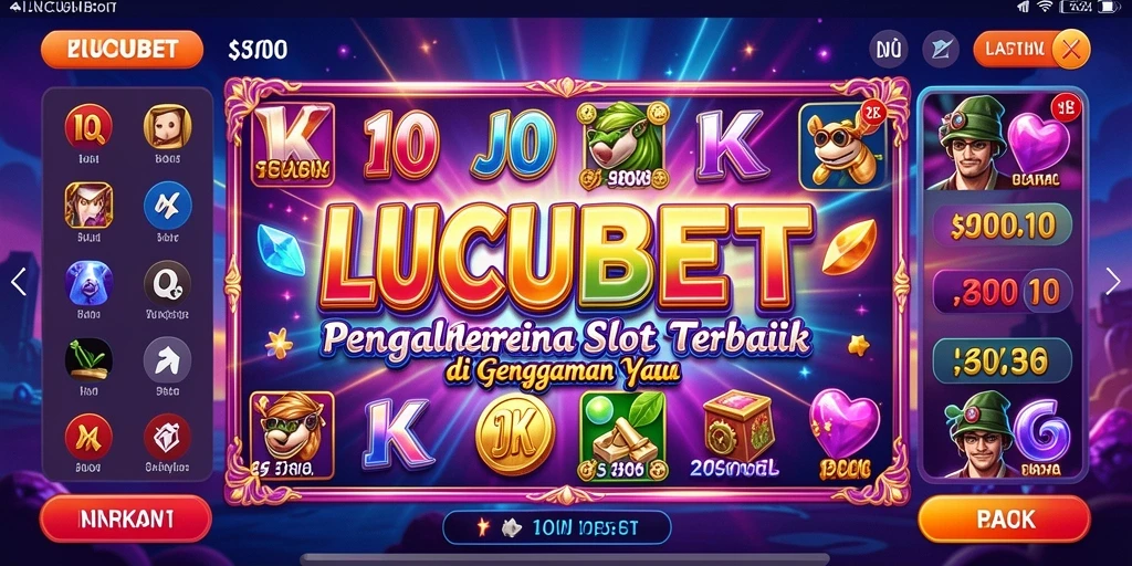 Tampilan gameplay LUCUBET yang seru dan mengasyikkan.
