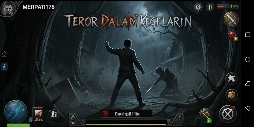 Tampilan gameplay mencekam dari MERPATI178 yang menantang ketakutan.