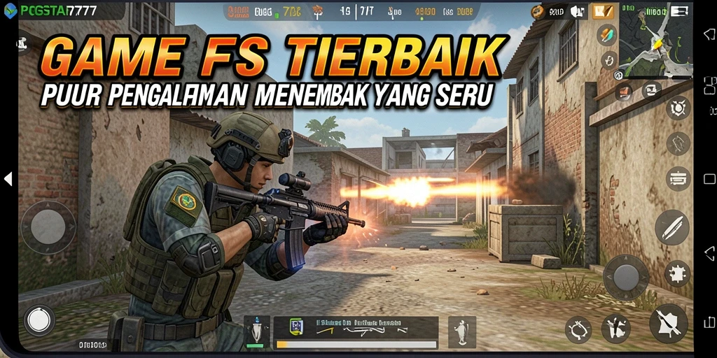 Gameplay PGSTAR777 menunjukkan pertempuran menegangkan di medan perang.