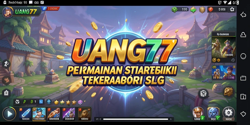 Screenshot UANG77 menampilkan aksi permainan strategi yang epik.